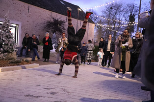 ouverture village de Noël  spectacle