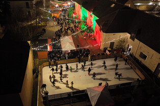Village de Noël patinoire